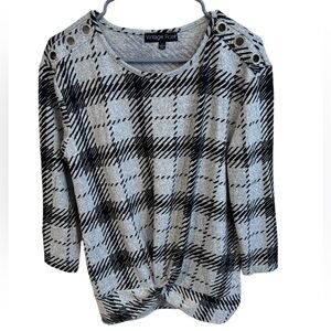 Vintage Rose 3/4 Sleeve Sweater in S, NWT